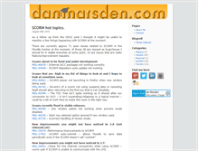Tablet Screenshot of danmarsden.com